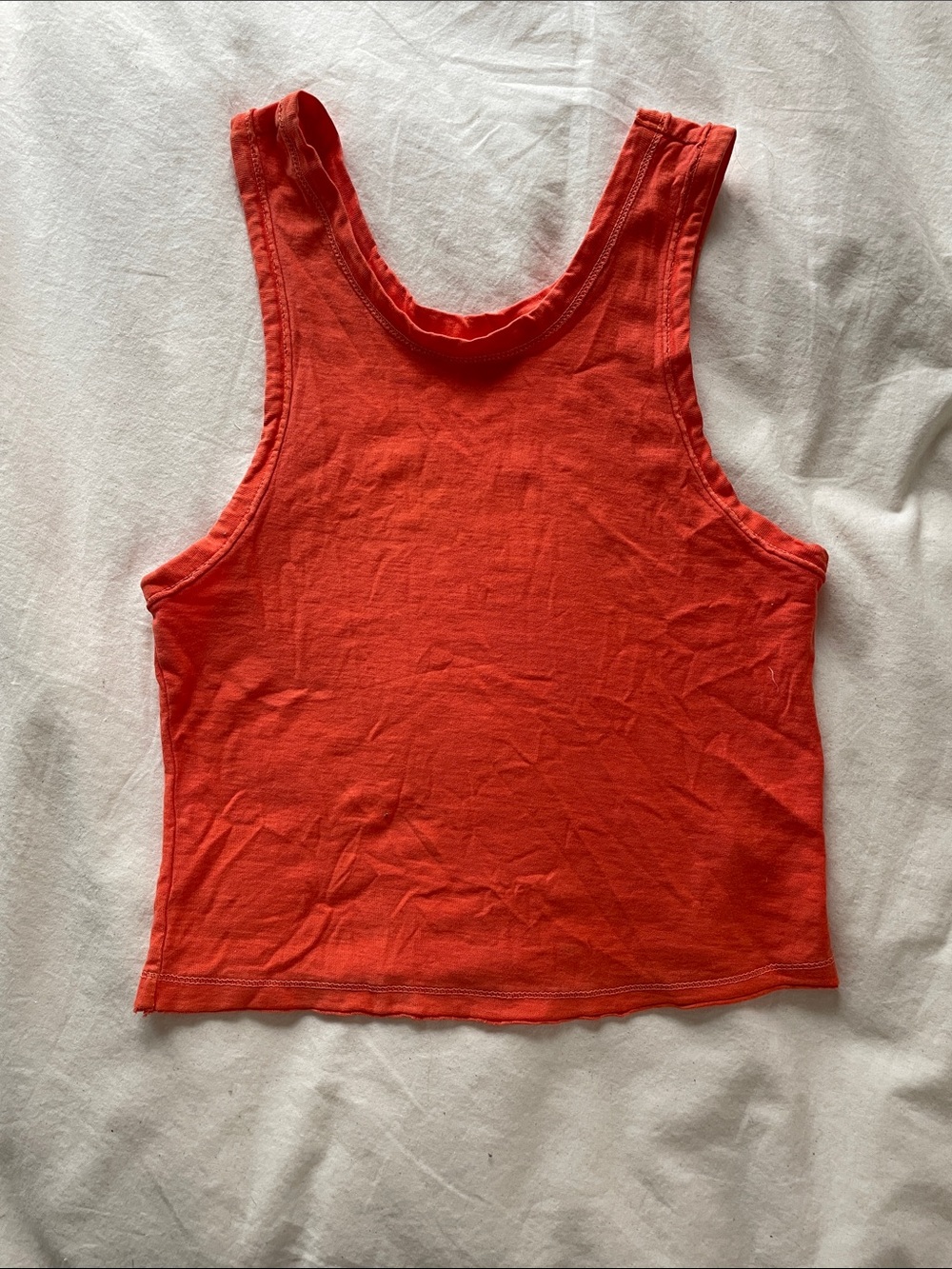 Free people movement orange tank, XS